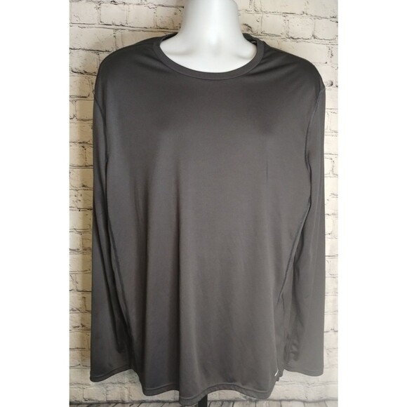 Tek Gear DryTek Men’s Grey Long Sleeve Performance T-Shirt XXL - Picture 2 of 6